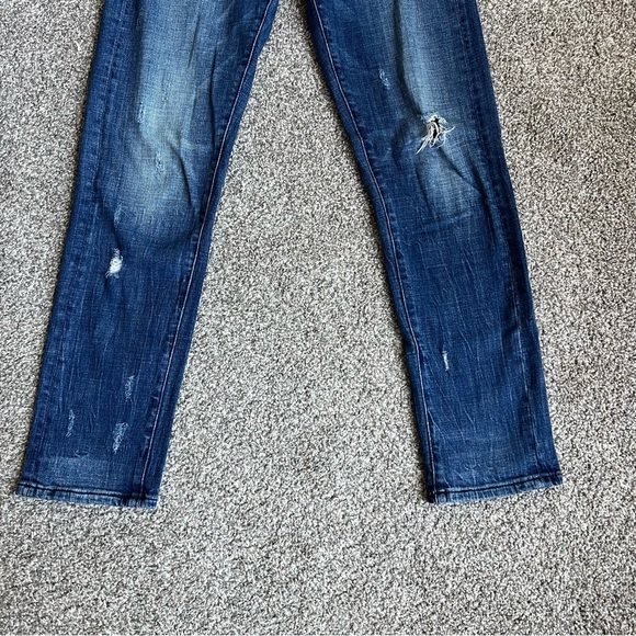 Pilcro and the Letterpress Slim Boyfriend Medium Wash Distressed Jeans, Size 25 - Picture 6 of 9